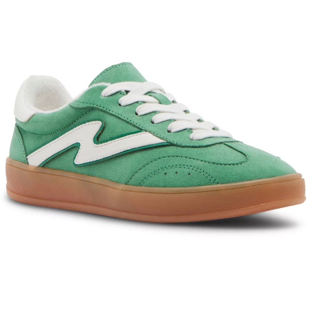 NWT Madden Girl Green and White Casual Sneakers